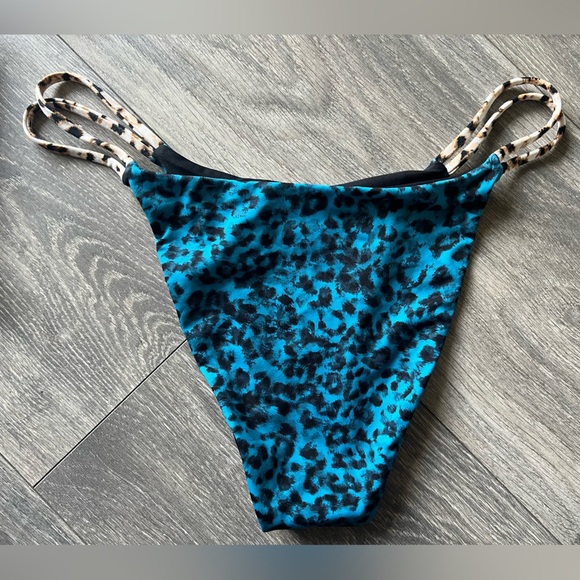 Blue life sapphire cheetah Bianca bikini top (L) & Mia bikini bottom (M). - Picture 9 of 10